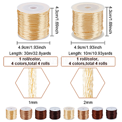 8 rouleau de cordon satiné en nylon à queue de rat de 8 styles&nbsp;NWIR-BC0002-06D