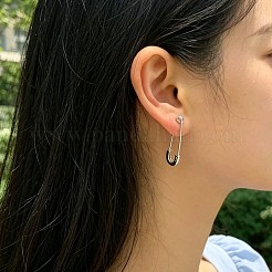 Pendientes con imperdibles de acero inoxidable 201 resistentes al deslustre&nbsp;STAS-S079-197P