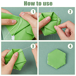 200 Stück Quiltvorlagen aus Papier in 2 Stilen&nbsp;DIY-DC0002-71