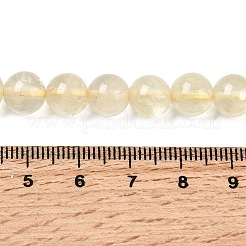 Stränge aus natürlichen Zitronenquarzperlen (erhitzt)&nbsp;G-B167-A11-8mm