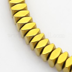 Electroplate non magnetici ematite sintetico fili di perline&nbsp;G-J224B-M
