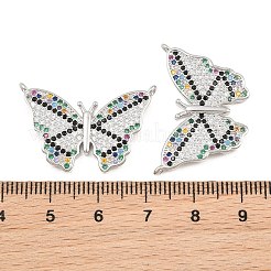 Pendentifs avec zircon cubiques à micro-pavés en laiton&nbsp;CU-CBA908F-05P-08