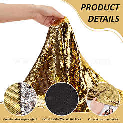 Doppelseitiger Paillettenstoff mit Haustiermotiv&nbsp;DIY-WH0888-037C