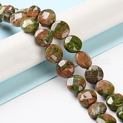 Natur Unakit Perlen Stränge&nbsp;G-K357-B04-01