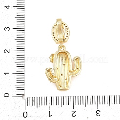 Messing micro pave klare zirkonia anhänger&nbsp;KK-Z151-12G-01