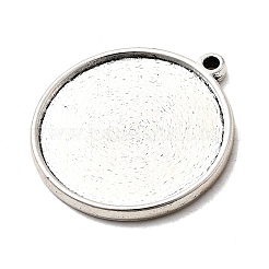 Tibetischen stil Anhänger Fassungen für Cabochons&nbsp;TIBEP-1811-AS-NR