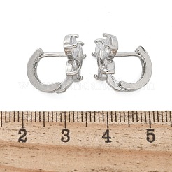 Orecchini a cerchio in ottone&nbsp;EJEW-R016-10P-02