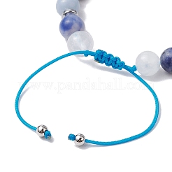 Bracelets de perles tressées en pierres précieuses pour femmes et filles&nbsp;BJEW-JB11141-02