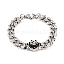 Braccialetti di collegamento in acciaio inox&nbsp;BJEW-D379-11ASP