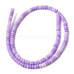 Filo di perline di vetro opaco screpolato&nbsp;GLAA-D306-A08