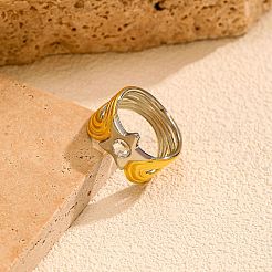 Anillos de dedo de acero inoxidable 304&nbsp;FS-WG1E6A6-01