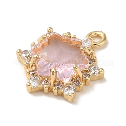 Pendentifs en laiton avec zircon&nbsp;KK-G499-15G-01