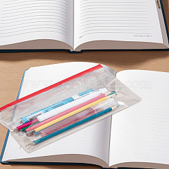 10 Stück transparente wasserdichte PVC-Aktentaschen in 5 Farben&nbsp;AJEW-LP0006-66