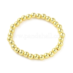 Bracelet extensible en perles rondes en hématite synthétique&nbsp;BJEW-TAC0005-02G-03
