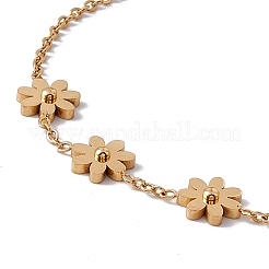 Bracelet à maillons en acier inoxydable 316 avec chaînes à maillons pour femme&nbsp;BJEW-G655-06G