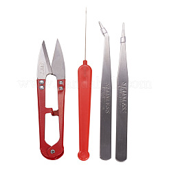 Satz von 8 Stück Schmuck machen Friesen Tool Kit mit schwarzen Reißverschluss Fall Zubehör&nbsp;TOOL-PH0001-03