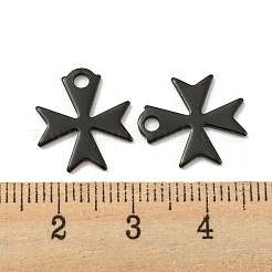 Breloques en acier inoxydable 304 plaquées par ions (IP)&nbsp;STAS-C043-49B