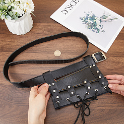 Pelle PU con guaina da scherma in lega&nbsp;AJEW-WH0419-04B