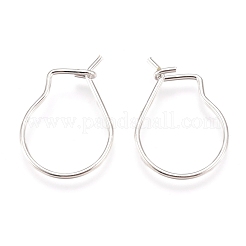 Accesorios para pendientes de aro de acero inoxidable 304&nbsp;STAS-H436-02S