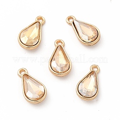 Facettierte Glas Strass Anhänger&nbsp;FIND-G049-01G-04