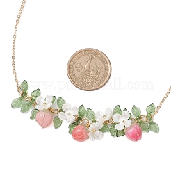 Collana pendente in resina epossidica e acrilico&nbsp;X1-NJEW-TA00162