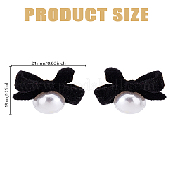 1 Paar Ohrstecker aus Kunststoffimitat für Damen&nbsp;EJEW-LP0003-95