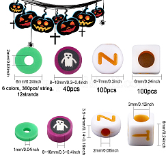 DIY Halloween Perlen Schmuckherstellung Set&nbsp;DIY-CA0005-63