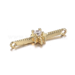 Maglie in zirconia cubica micro trasparente in ottone&nbsp;ZIRC-F120-096G