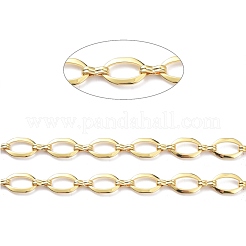 Catena figaro in ottone&nbsp;CHC-D028-16G