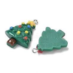 Anhänger aus undurchsichtigem Harz zum Thema Weihnachten&nbsp;RESI-I344-04P