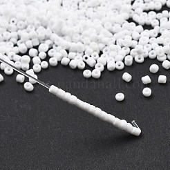 Perles de rocaille opaques dépolies&nbsp;SEED-R029-2mm-A01