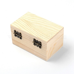 Boîte en bois rectangle non fini&nbsp;OBOX-WH0010-02