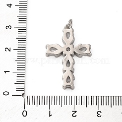 Colgante micropavé cubic zirconia de latón&nbsp;KK-P308-29P