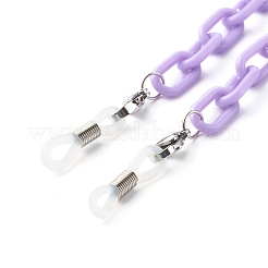 Cadenas de anteojos de cable acrílico opaco&nbsp;AJEW-EH00376