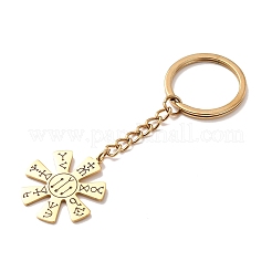 Schlüsselanhänger aus Edelstahl 304&nbsp;KEYC-Z011-01G