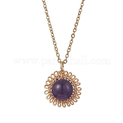 Collane con catena in acciaio inossidabile 304&nbsp;NJEW-JN05616