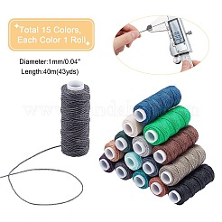 15 rouleaux de fils à coudre 15 couleurs&nbsp;YC-WH0010-02