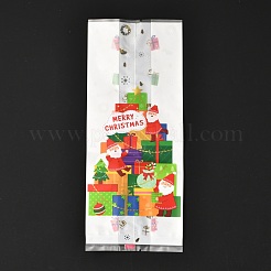 Bolsas de dulces de papel de rectángulo de tema navideño&nbsp;CARB-G006-02B