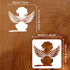 Stencil per pittura da disegno per animali domestici&nbsp;DIY-WH0391-0451