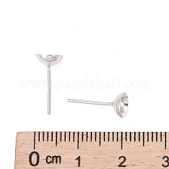 925 Sterling Silber Ohrstecker Zubehör&nbsp;STER-K167-043D-S