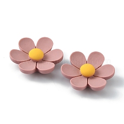 Cabochons en résine opaque&nbsp;RESI-WH0026-75C-04