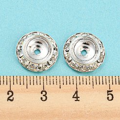 Ottone strass crystal beads&nbsp;RB-F035-06C-S