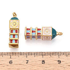 304 Edelstahl-Emaille-Anhänger&nbsp;STAS-N124-10G