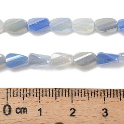 Chapelets de perles en verre électroplaqué&nbsp;EGLA-P065-01A-05
