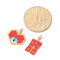 2 pièce de perles de rocaille en verre Miyuki faites à la main&nbsp;PALLOY-MZ00607