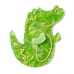 Pendentifs acryliques graffiti en relief&nbsp;MACR-C011-03
