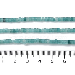 Chapelets de perles de jade blanche naturelle&nbsp;G-Q008-A01-01C