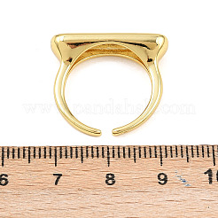 Manschettenringe aus Messing für Damen&nbsp;RJEW-Z113-13G