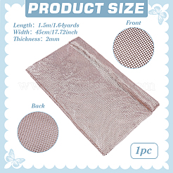 Netzbandrolle aus Aluminium mit Perlenbesatz&nbsp;DIY-WH0750-413D