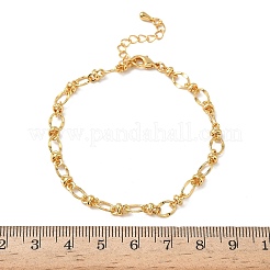 Messing-Gliederkettenarmbänder für Frauen&nbsp;BJEW-B153-01G